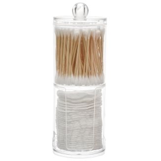 Duo de boites hygiène avec coton-tiges et disques à démaquiller