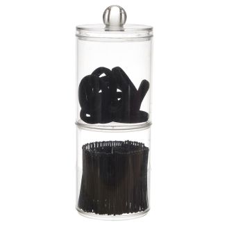 Duo de boites avec accessoirs cheveux élastiques et pinces plates