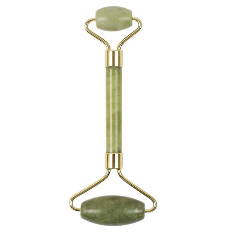 Rouleau de massage vert pour visage en jade Rouleau de massage vert pour visage en jade
