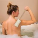 Brosse pour le dos en fibres naturelles de bambou