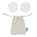 Lot de 2 disques de démaquillage réutilisables et lavables en Bambou