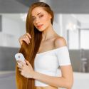 Brosse à cheveux ionoque vibrante forme ergonomique