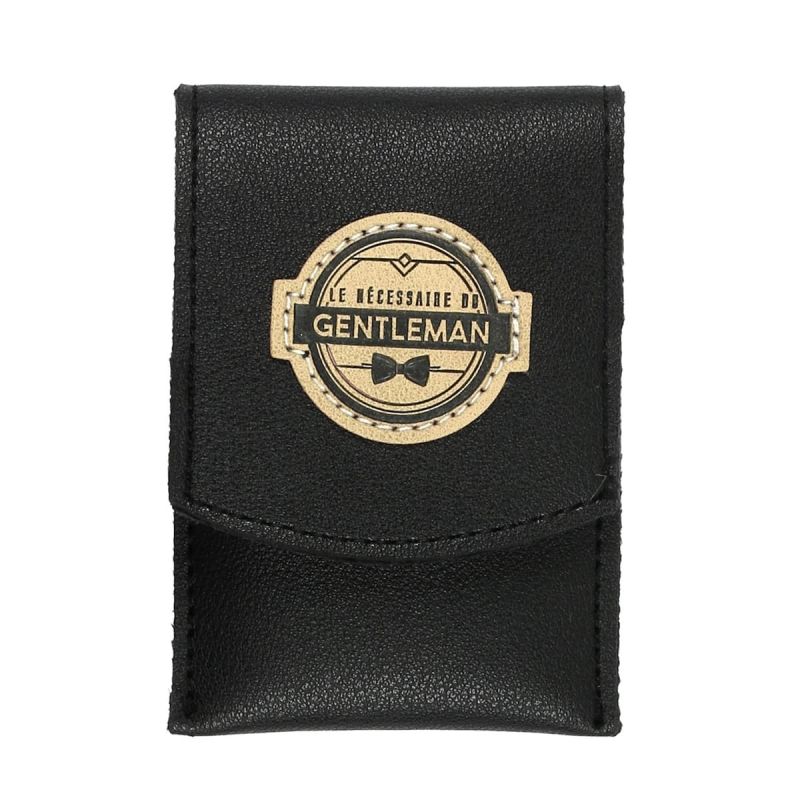 Kit manucure pour homme 4 accessoires avec etui Kit manucure pour homme 4 accessoires avec etui