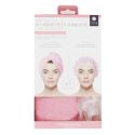 Duo charlotte de douche et serviette magique pour cheveux rose