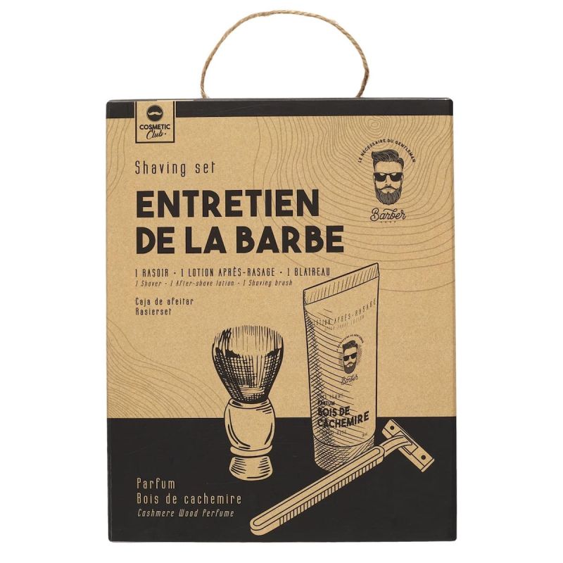 Coffret rasage pour homme parfum bois de cachemir Coffret rasage pour homme parfum bois de cachemir