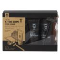 Coffret soin corps pour homme parfum bois de cachemir avec trousse de toilette