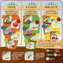 Jeu éducatif "course aux carottes" en carton multicolore