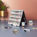 Jeu éducatif "devine qui je suis sur thème des petits monstres en pagaille" en carton multicolore