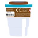 Pot d'observation avec loupe intégrée pour insectes en plastique
