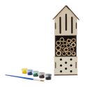 Kit de construction maison à insectes à customiser en bois (H23,5cm)