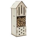 Kit de construction maison à insectes à customiser en bois (H23,5cm)