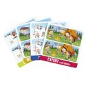 Jeu éducatif des différences effaçable et réutilisable à 4 niveaux de difficulté progressive