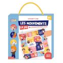 Jeu de motricité "reproduire les mouvements" en carton