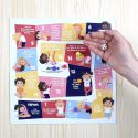 Jeu de motricité "reproduire les mouvements" en carton