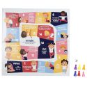Jeu de motricité "reproduire les mouvements" en carton