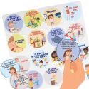 Jeu pédagogique d'apprentissage des règles de politesse en 30 carte cartonnées