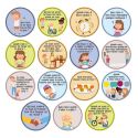 Jeu pédagogique d'apprentissage des règles de politesse en 30 carte cartonnées