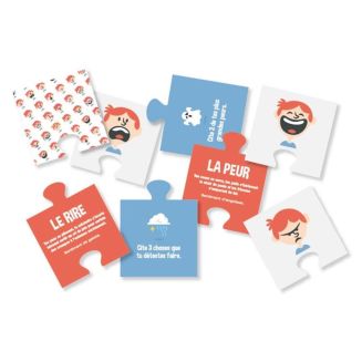 Puzzle éducatif en carton de 60 pièces pour comprendre ses émotions