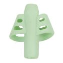 Lot de 2 portes-crayons en caoutchouc bleu et vert pour une bonne prise en main