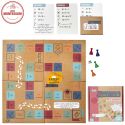 Jeu de l’oie des mathématiques en carton avec 40 cartes de calcul