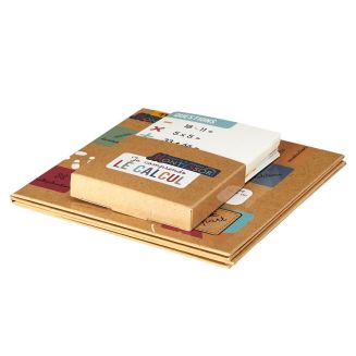 Jeu de l’oie des mathématiques en carton avec 40 cartes de calcul