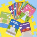 Lot de 30 cartes éducatives en carton pour découvrir les monuments du monde