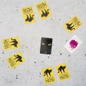 Jeu des paires de 60 cartes en carton sur le thème "attention au matou"
