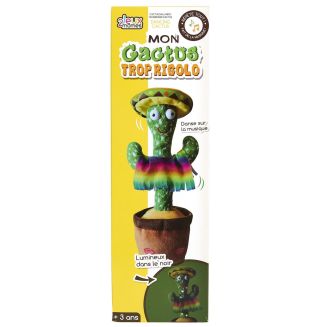 Cactus lumineux dansant vert en plastique