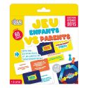 Jeu de plateau "Défis Parents vs Enfants" avec plateau, 2 pions et 60 cartes défis