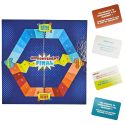 Jeu de plateau "Défis Parents vs Enfants" avec plateau, 2 pions et 60 cartes défis