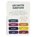 Jeu de plateau "Défis Parents vs Enfants" avec plateau, 2 pions et 60 cartes défis