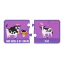 Lot de 30 cartes éducatives en carton à assembler pour découvrir le monde animal