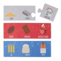 Lot de 30 cartes éducatives en carton à assembler pour découvrir l’origine des objets