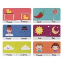 Lot de 30 cartes éducatives en carton à assembler pour apprendre les contraires
