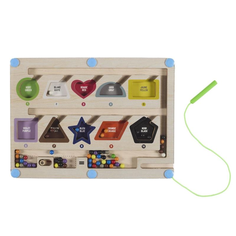 Jeu éducatif en couleurs pour apprendre à compter avec son stylo aimanté