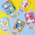 Lot de 36 cartes éducatives en carton à assembler pour apprendre l'heure