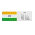 Lot de 60 cartes éducatives en carton pour apprendre les drapeaux du monde