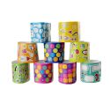Coffret de 1000 autocollants variés multicolores repartis sur 9 rouleaux