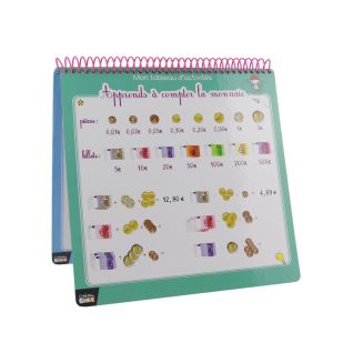 Cahier d’activités éducatives effaçables avec feutre tampon