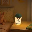 Lampe-veilleuse bubble tea kawaii pour enfant avec lumière multicolore changeante