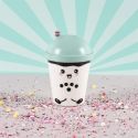 Lampe-veilleuse bubble tea kawaii pour enfant avec lumière multicolore changeante