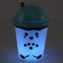 Lampe-veilleuse bubble tea kawaii pour enfant avec lumière multicolore changeante