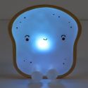 Lampe-veilleuse brioche pour enfant avec lumière multicolore changeante