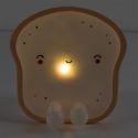 Lampe-veilleuse brioche pour enfant avec lumière multicolore changeante