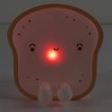 Lampe-veilleuse brioche pour enfant avec lumière multicolore changeante