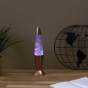 Lampe décorative pailletée de H9,5 cm avec éclairage LED multicolore changeant