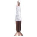 Lampe décorative pailletée de H9,5 cm avec éclairage LED multicolore changeant