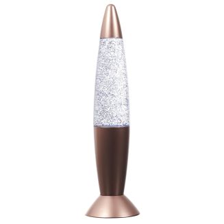 Lampe décorative pailletée de H9,5 cm avec éclairage LED multicolore changeant