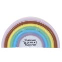 Lampe-veilleuse en forme d'arc en ciel pour enfant