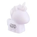Lampe-veilleuse en forme de licorne pour enfant avec lumière rose